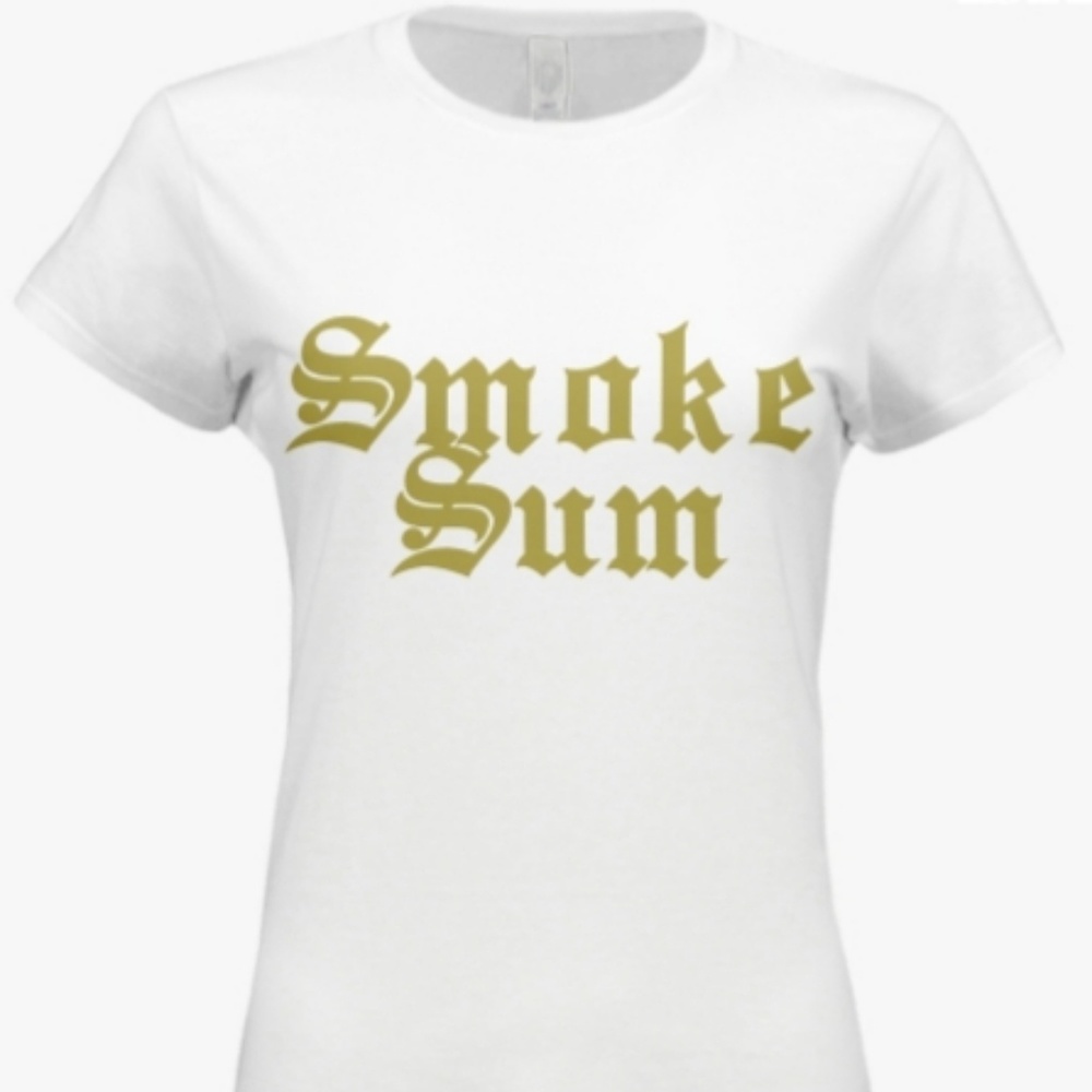 Womens smoke sum tshirt